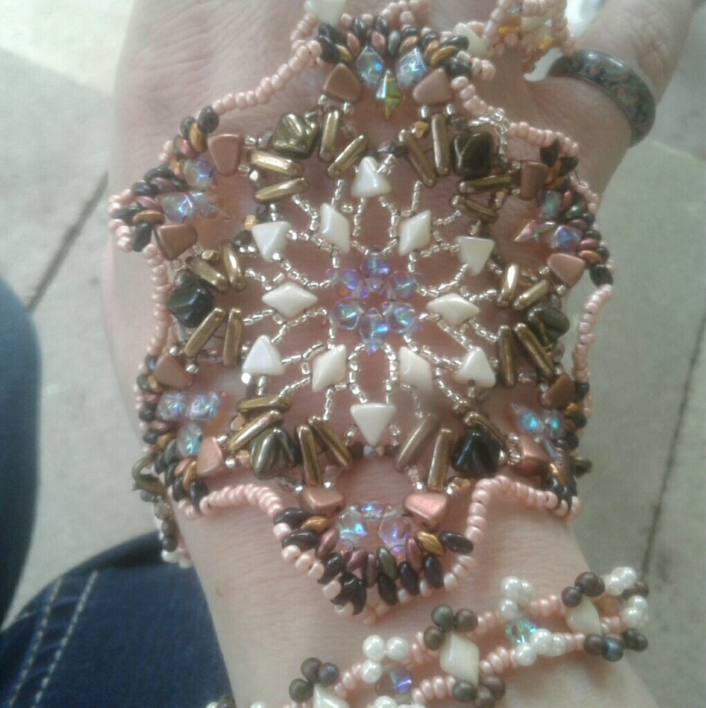 Boho hand bracelet or foot bracelet